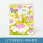 Magical Birthday Fairy Letterpress Greeting Card by Phoebe Wahl