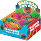 3.5" Rainbow Pom Ball, Squishy, Soft, Colorful