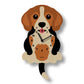 Beagle Pendulum Clock - Wood
