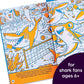 Neon Shark Hidden Pictures Puzzles