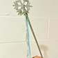 Silvery Snowflake Wand