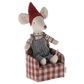 Chair for Mouse- Red check