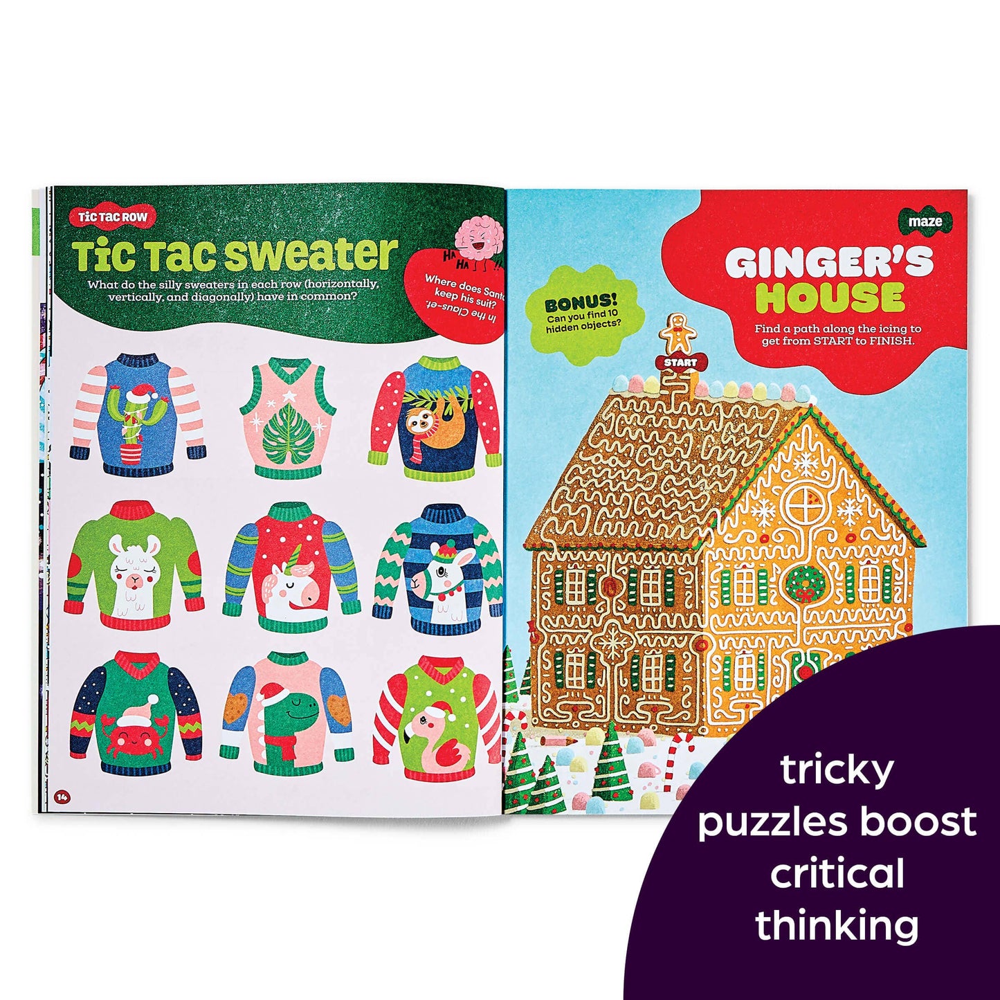 BrainPLAY Super Hard Christmas Puzzles