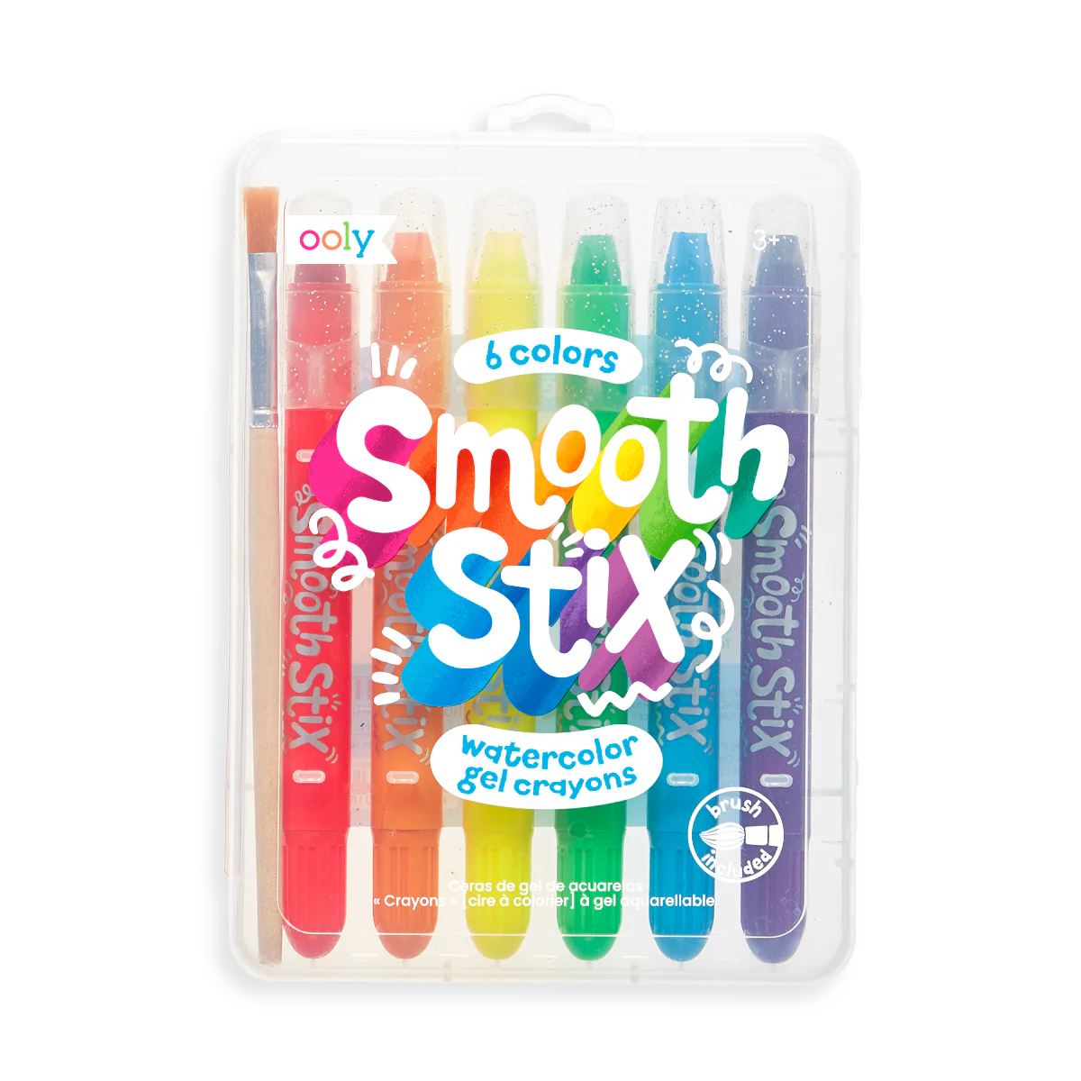 Smooth Stix Watercolor Gel Crayons - Set of 6