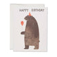Party Bear birthday greeting card