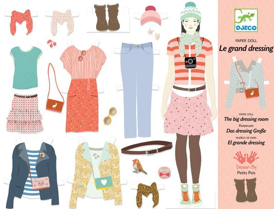 Cool Girl Paper Doll