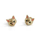 Kitten, Gold Earrings