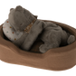 Kitten, Plush- Earth Grey