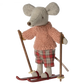Winter Mouse with ski set, Big Sister