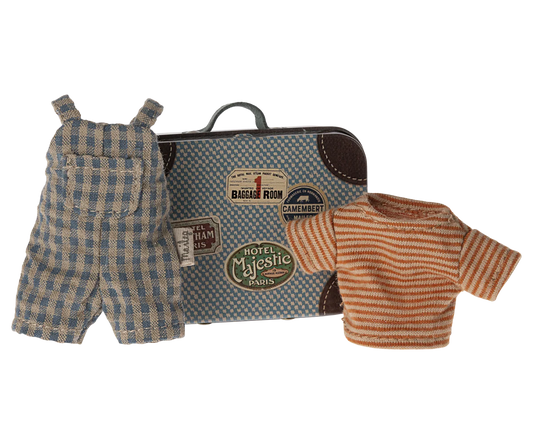 Overalls and shirt in Suitcase, Big Brother or Sister Mouse