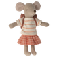 Tricycle Mouse, Big Sister- Coral