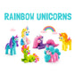 Hey Clay Rainbow Unicorns - NEW