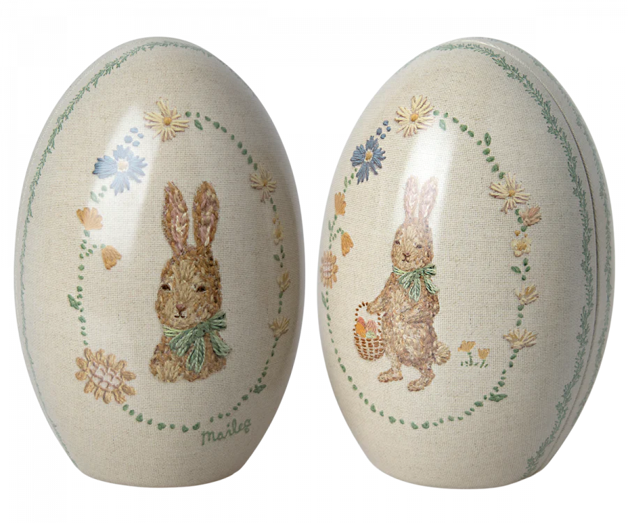 Metal Easter Egg Tins