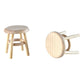 Dollhouse Wood Stool | Natural Wood
