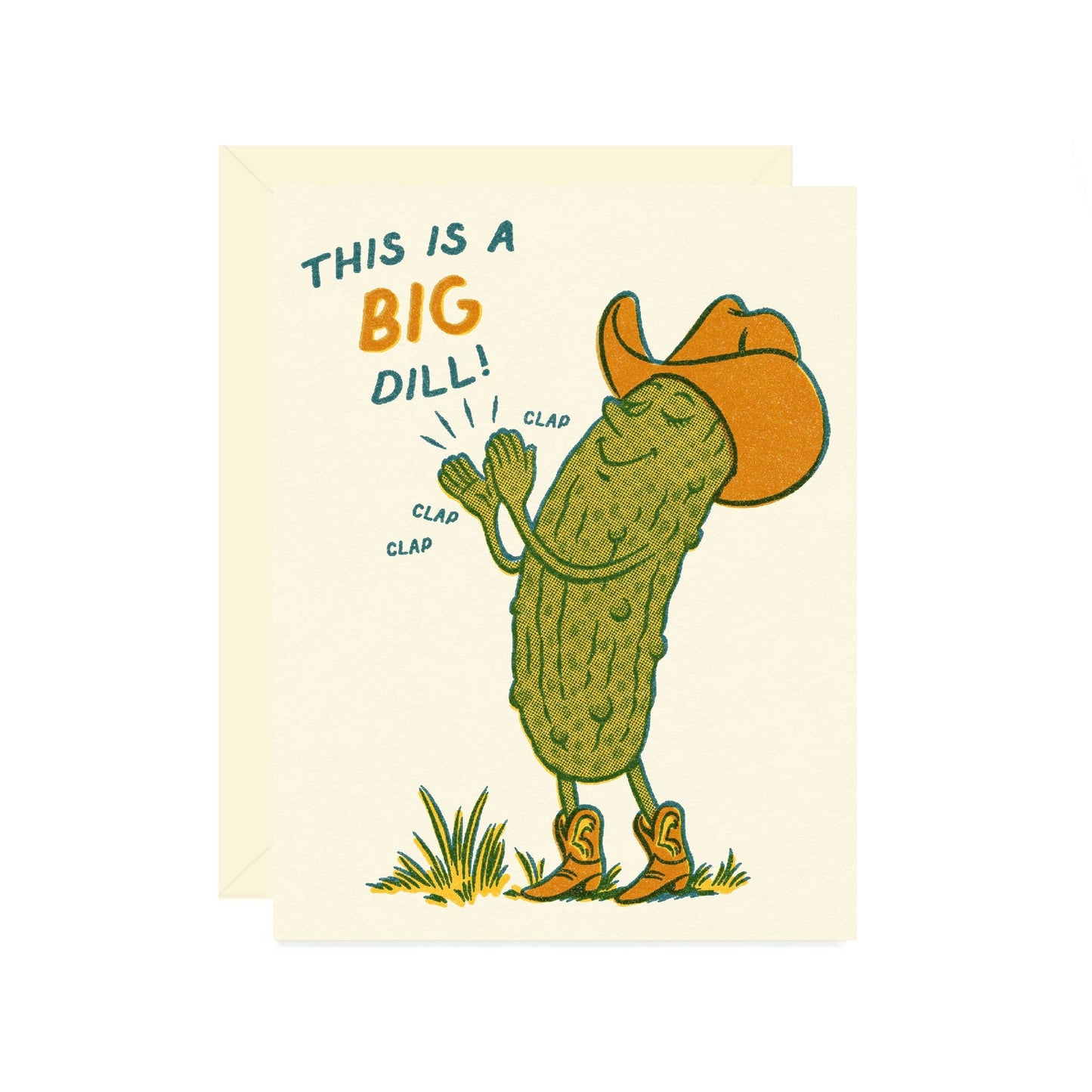 Funny Celebration Big Dill Pickle Card