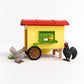 Mobile Chicken Coop Farm Figurine Toys Play Set