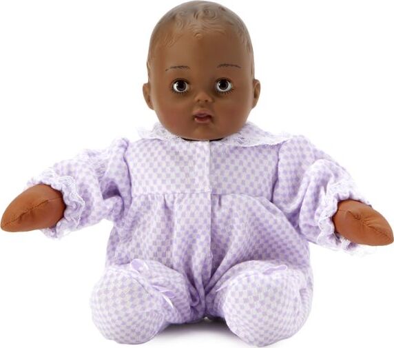 Madame Alexander Huggums Lavender Checked Dark Skin