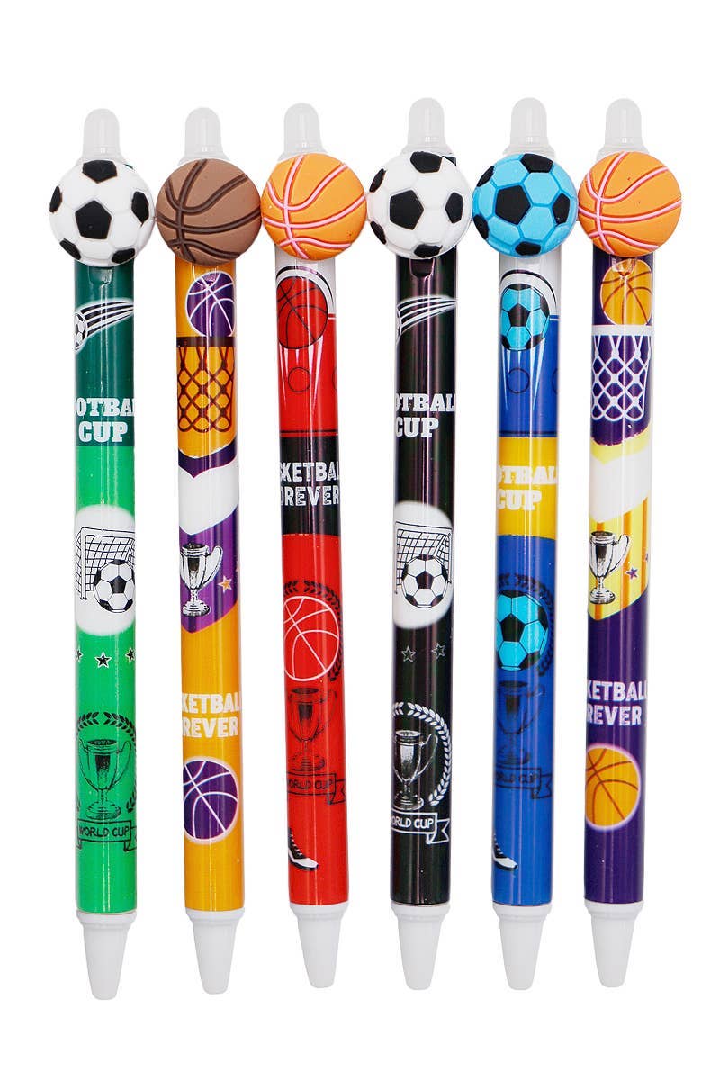 Sports Ball Erasable 0.5 Mm Blue Pen