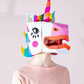 3D kid and adult unicorn Mask