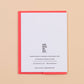 Letterpress Birthday  Card—Yee Haw (Lasso, Western)