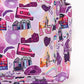 Purple Kids Girls Music Tour Backpack