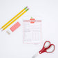Kids Playtime Pad®  Student Report Card