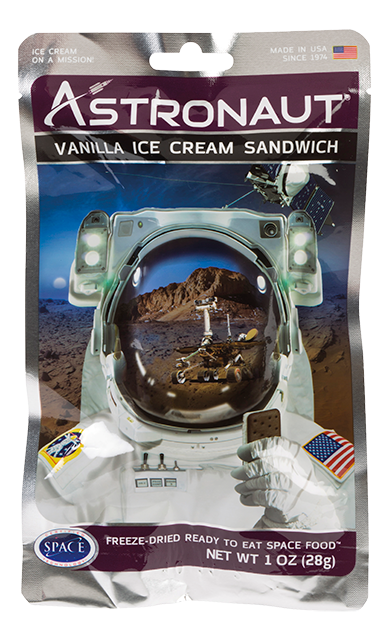 Astronaut Vanilla Ice Cream Sandwich, Vacuum Dried