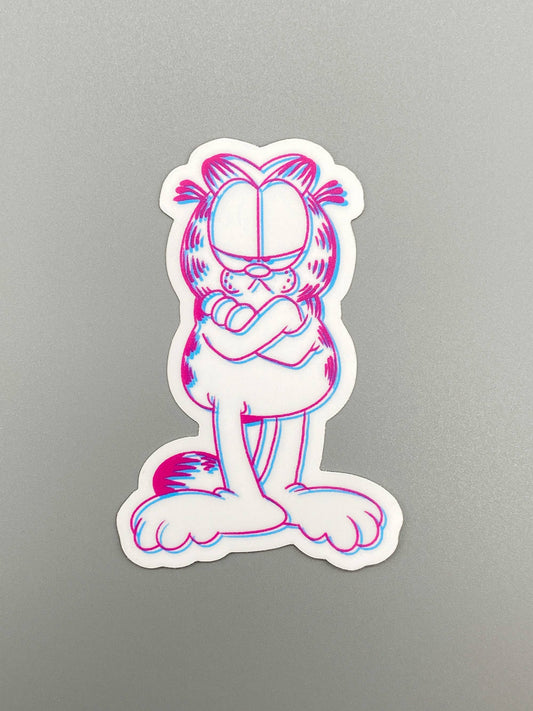 Vinyl Decal - Garfield in 3D
