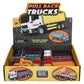 6" Diecast Pull Back Truck Assortment  12/Disp