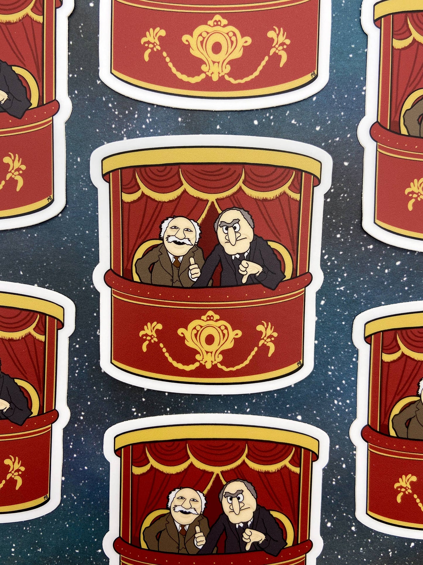 Vinyl Decal - Statler and Waldorf - The Muppets
