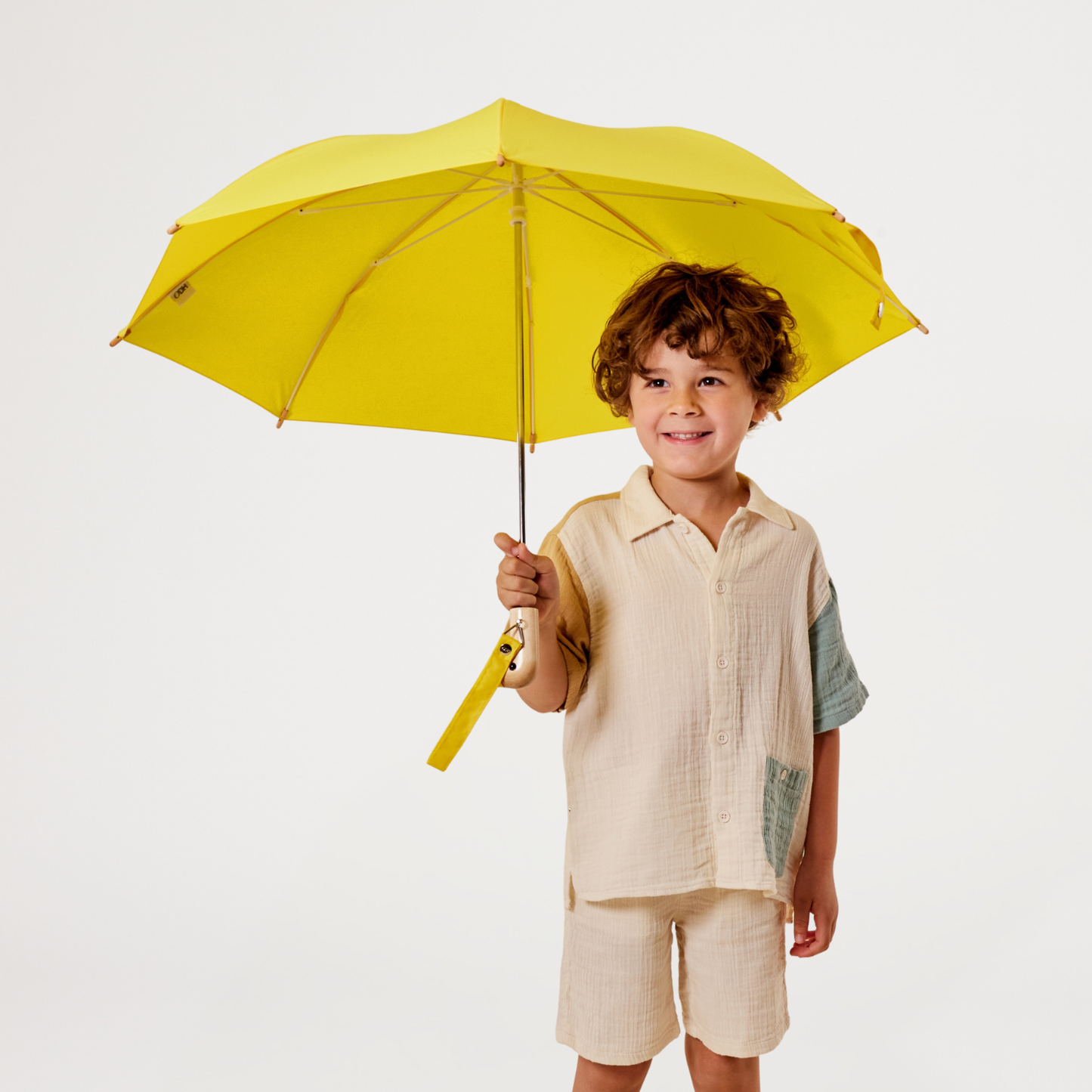 Yellow Kids Eco-Friendly Duckling Umbrella