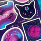 Sticker Spells - Luck, protection, guidance, clarity, witchy stickers