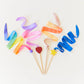 Silk & Wood Wand for Dancing, Dress Up & Pretend Play -Heart