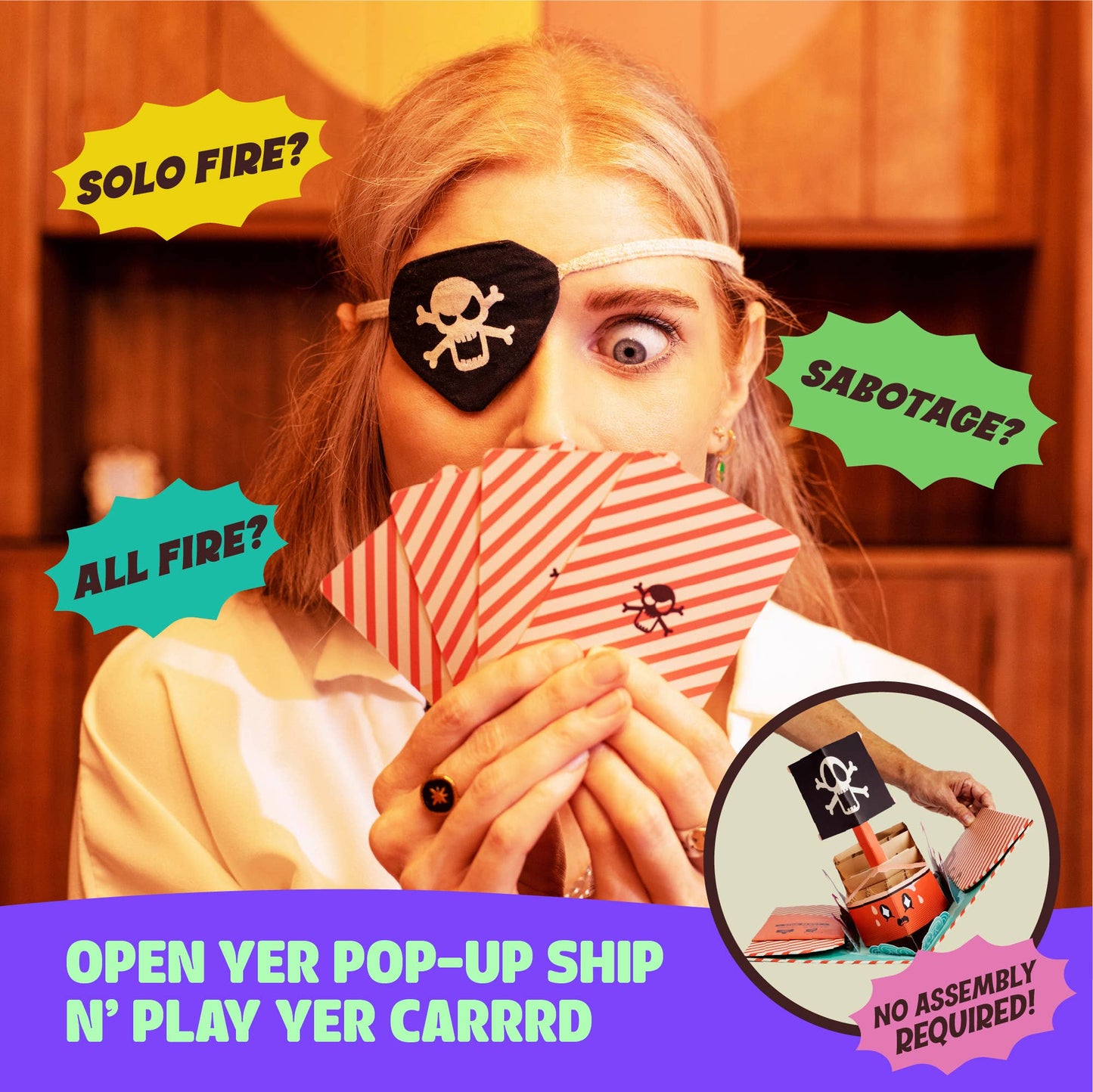 Fire In The Hole! The Family Pirate Adventure Board Game