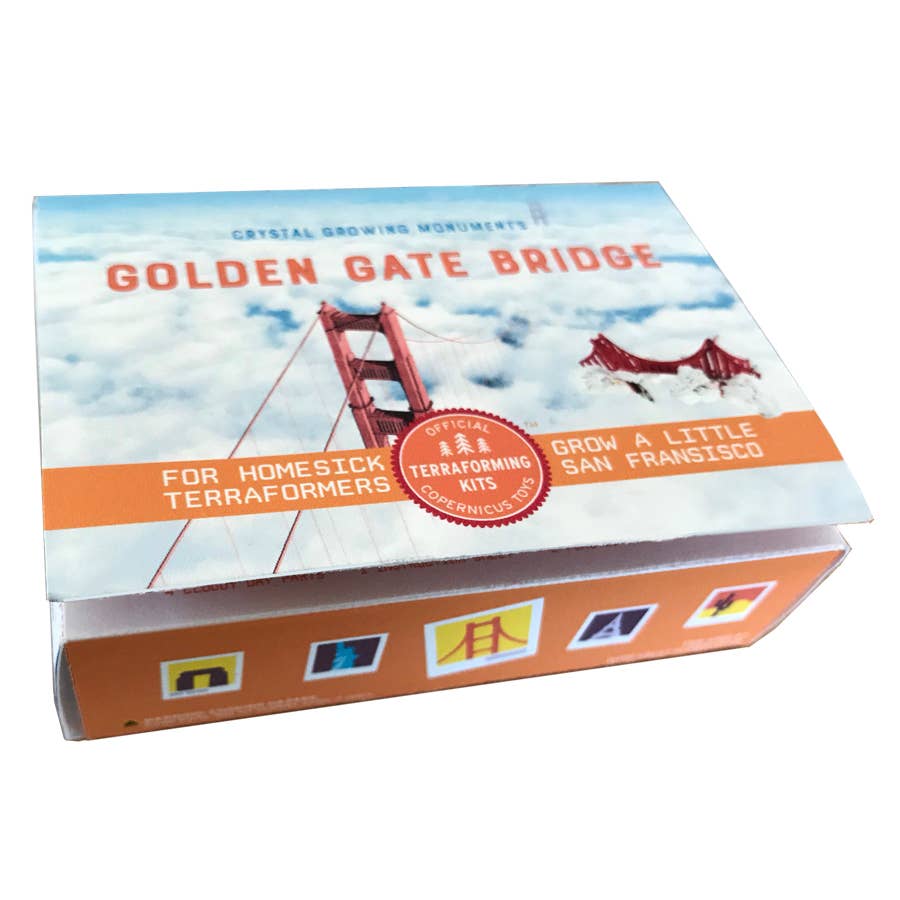 Crystal Growing Golden Gate Bridge | 
Craft Kit Science Kit