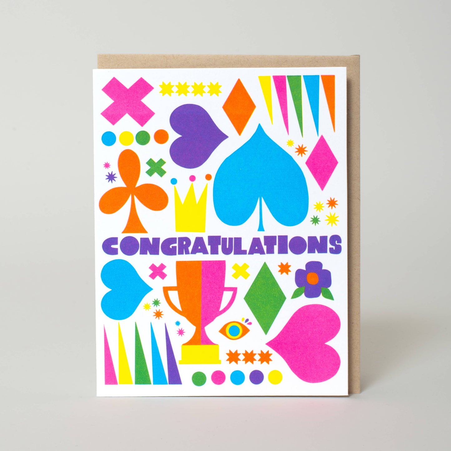 Congratulations Symbols Card by Lisa Congdon