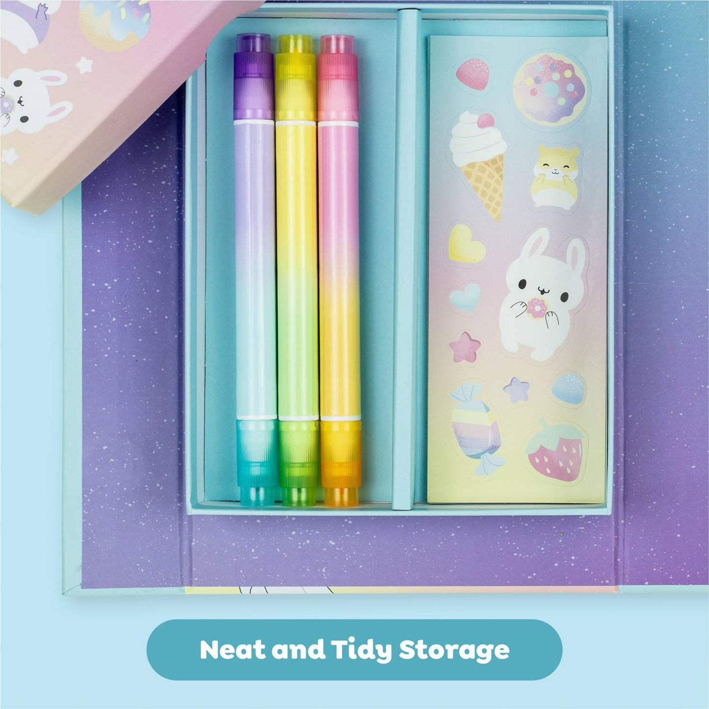 Pastel Coloring Set - Kawaii Café