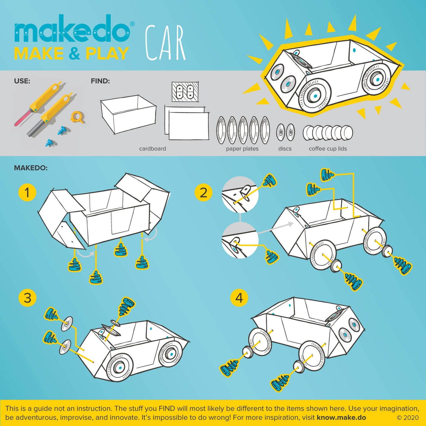 CREATE | Makedo Cardboard Construction Kit