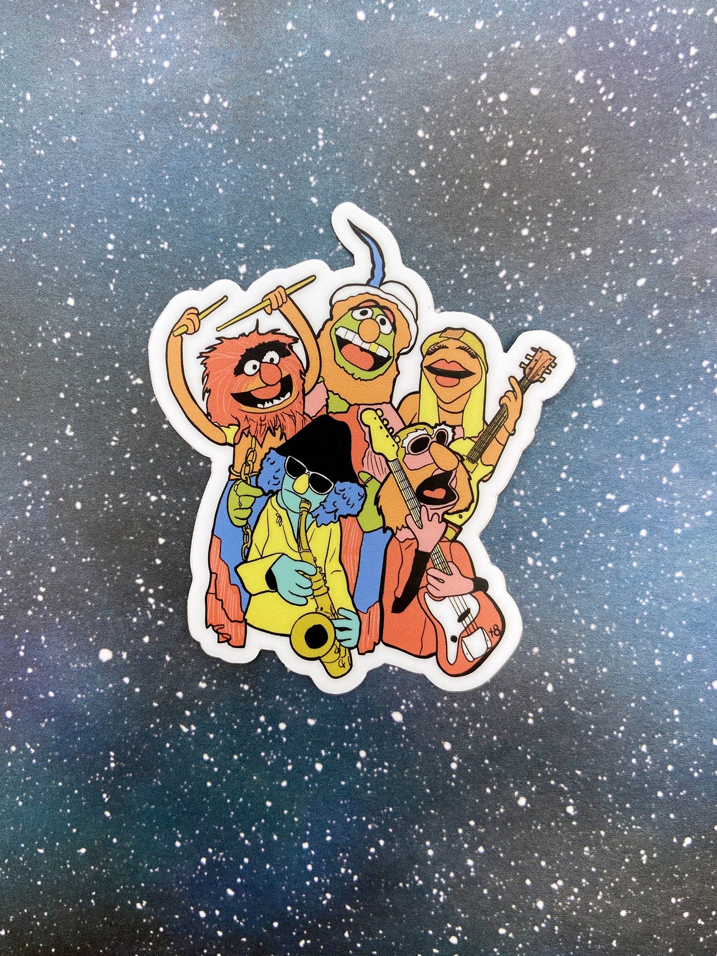 Vinyl Decal - Dr. Teeth and the Electric Mayhem - Muppets