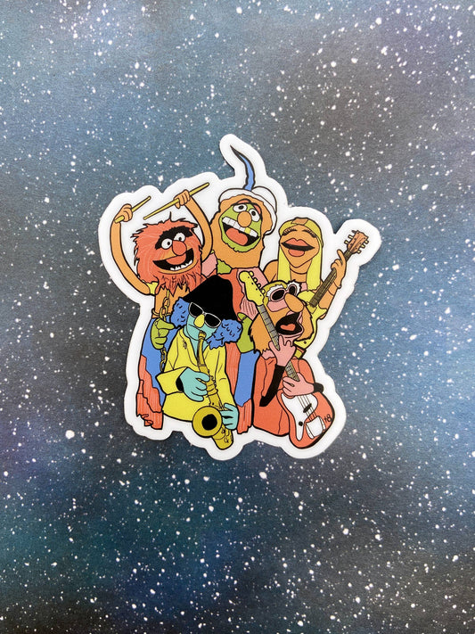 Vinyl Decal - Dr. Teeth and the Electric Mayhem - Muppets