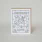 Sending Love Puppy Coloring Greeting Card by Bobbie Goods