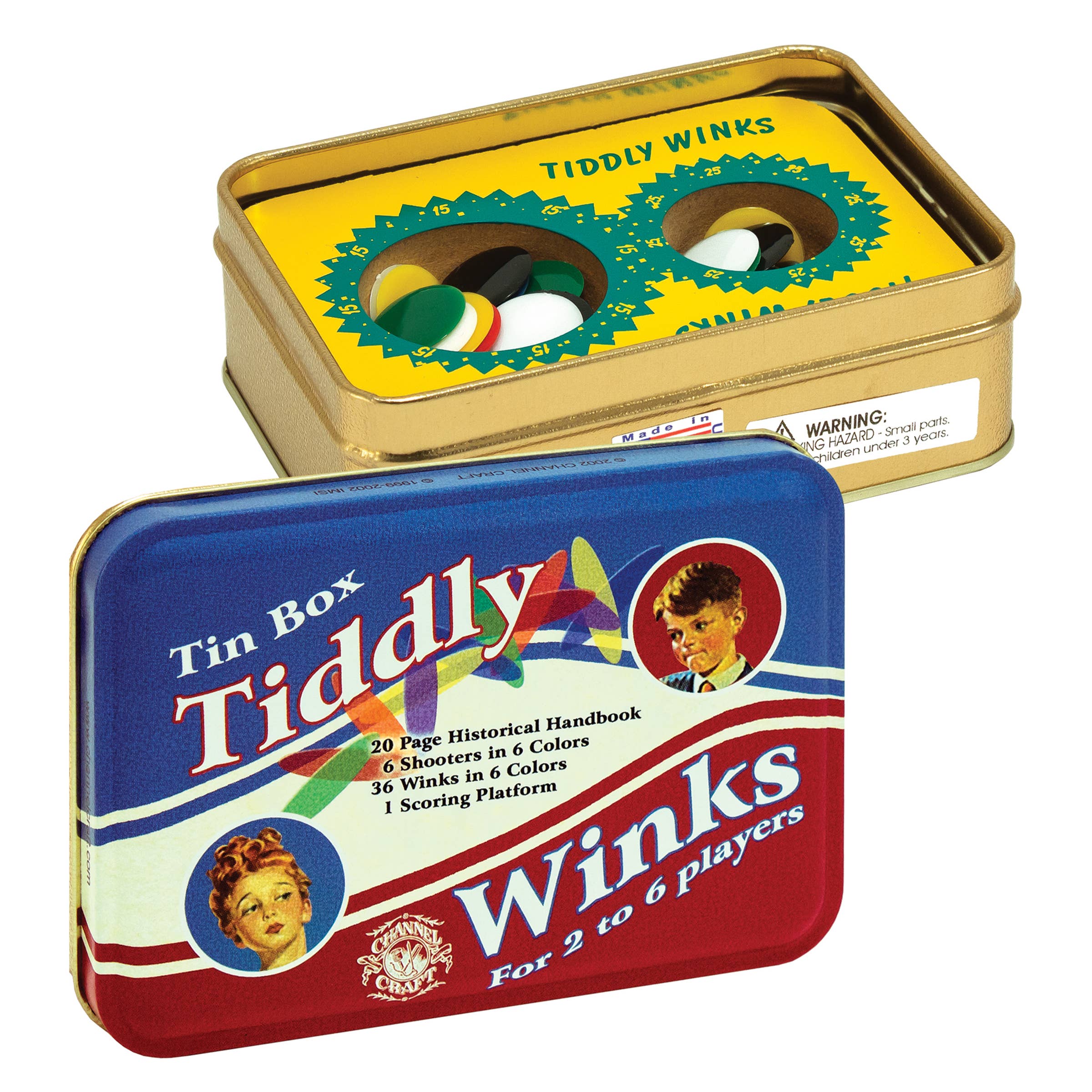 Tiddly Winks in a Classic Toy Tin – The Prize Booth
