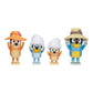 Moose Toys Bluey 4 Pack Figurine Set