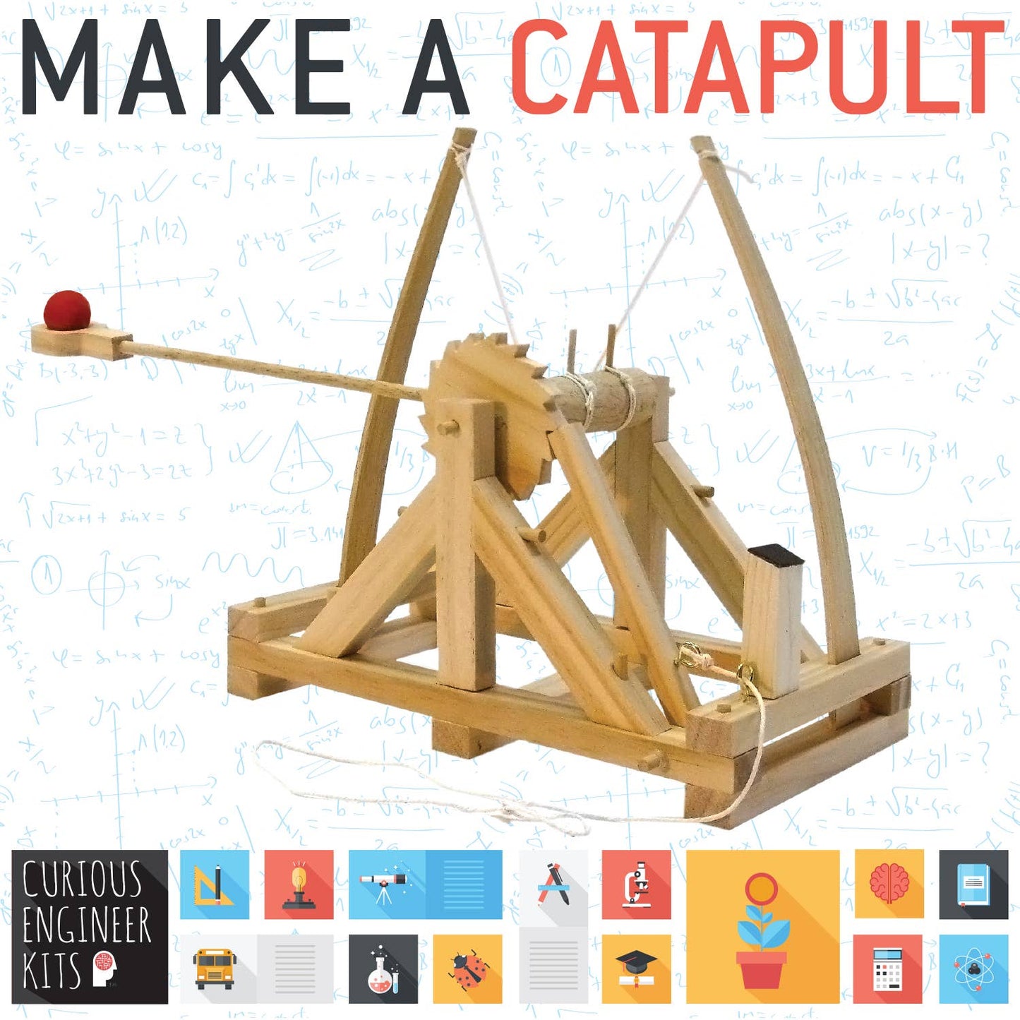 Make a Catapult Kit | Wooden Engineering Model Building Kit