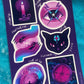 Sticker Spells - Luck, protection, guidance, clarity, witchy stickers