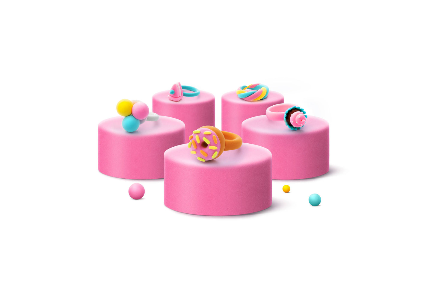 Hey Clay Bijou Sweet Rings - NEW