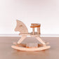 Dollhouse Rocking Horse | Natural Wood