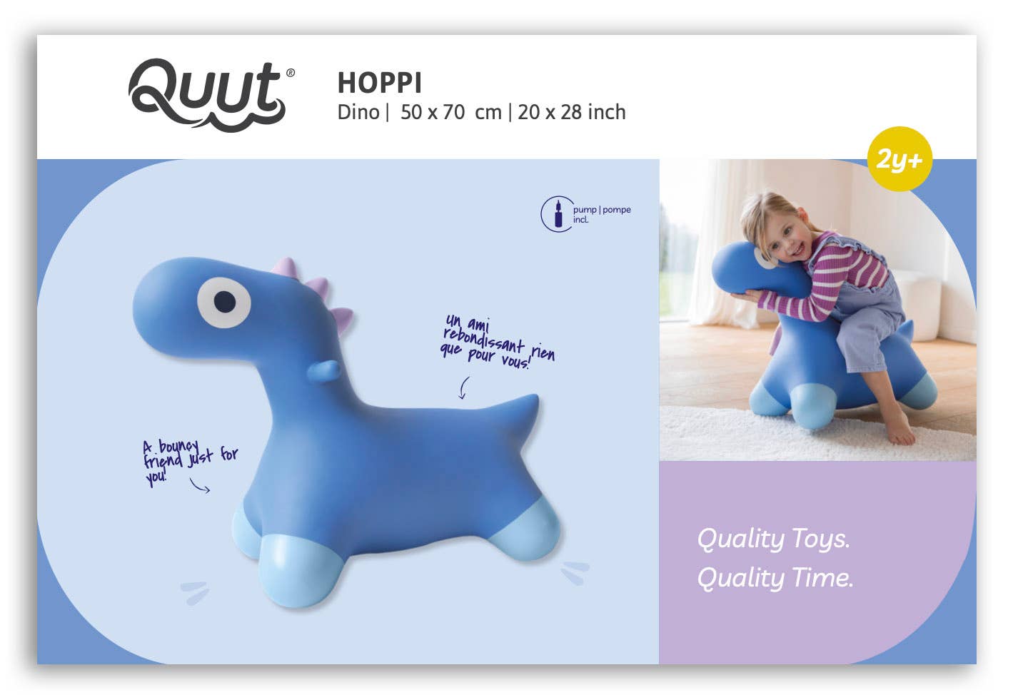 Quut Hoppi - A bouncy friend just for you! : Lavender