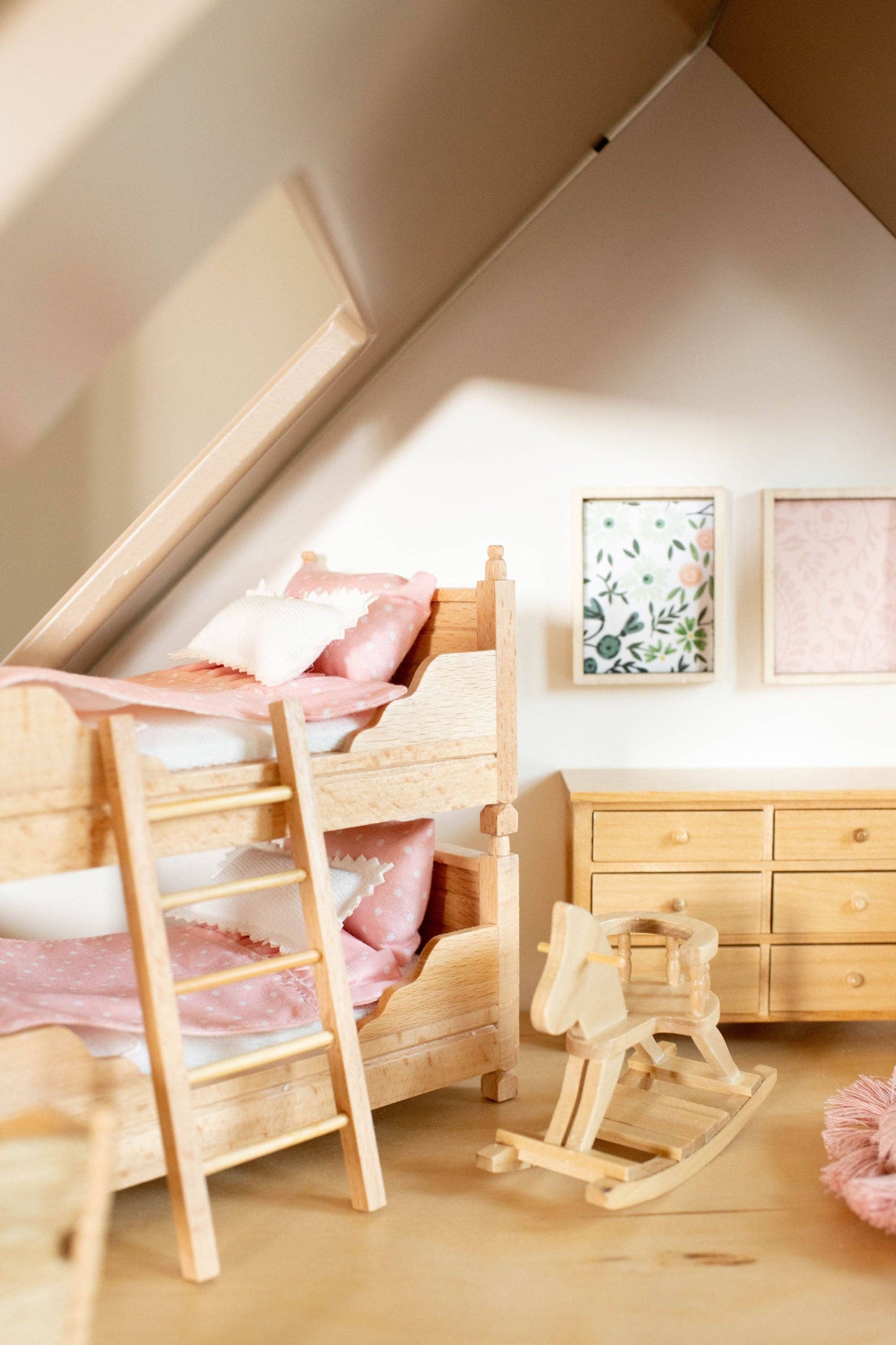 Dollhouse Picture Frame | Natural Wood