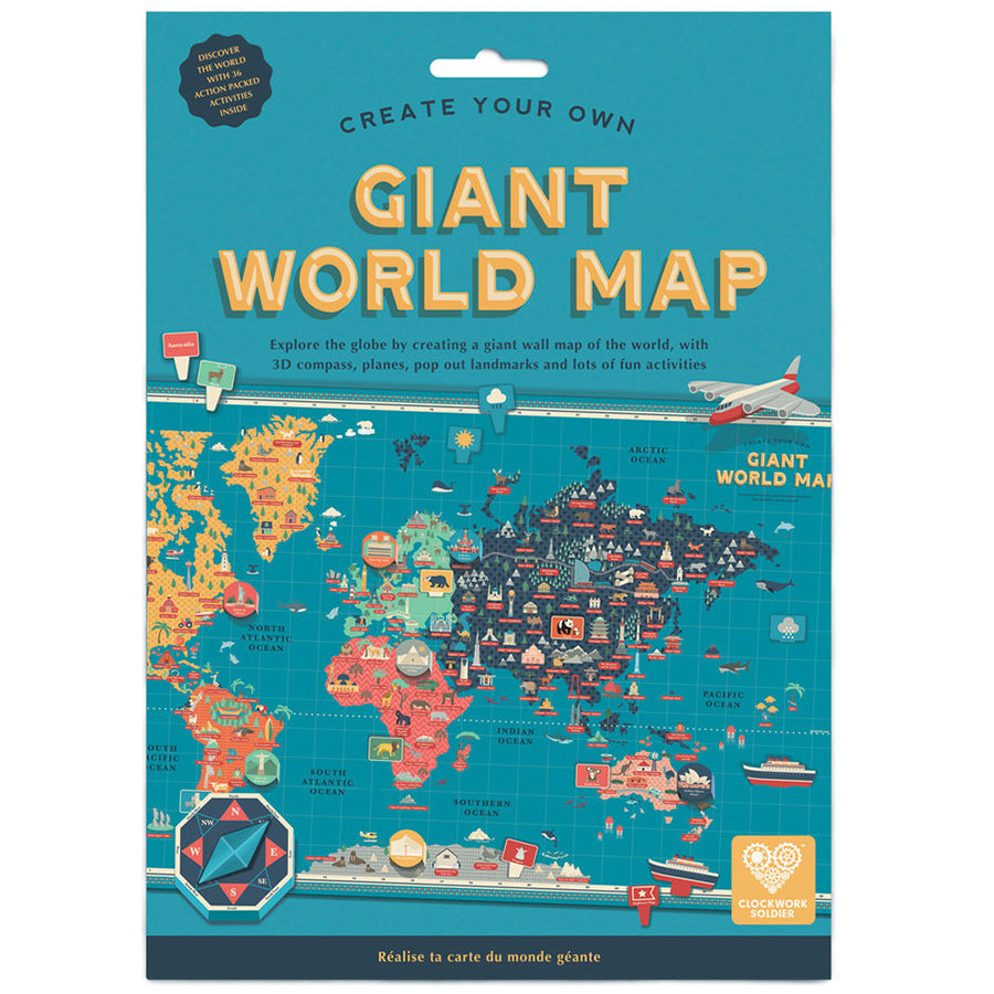 Create Your Own Giant World Map